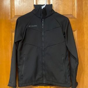 Girls Black Columbia full zip jacket